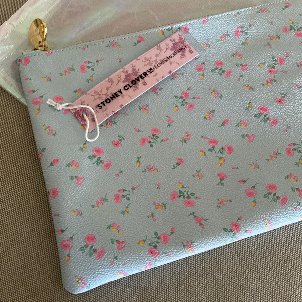 Stoney Clover X Love Shack Fancy flat pouch